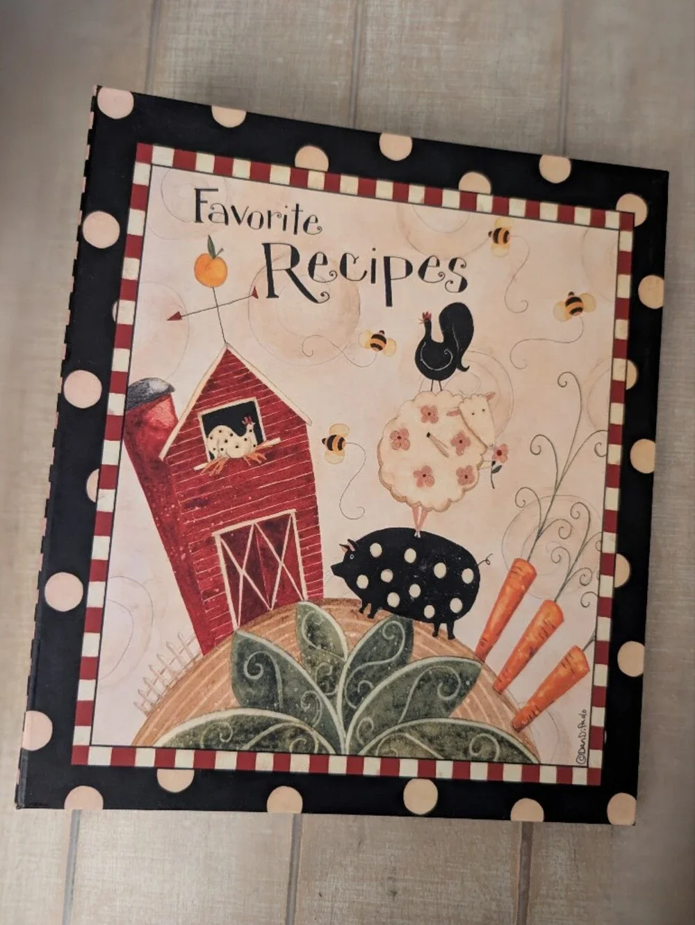 Unused Dan DiPaolo Recipe Binder